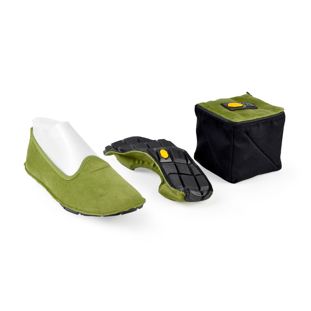 Vibram One Quarter Velvet Mens Shoes Green Australia (KZJ876253)
